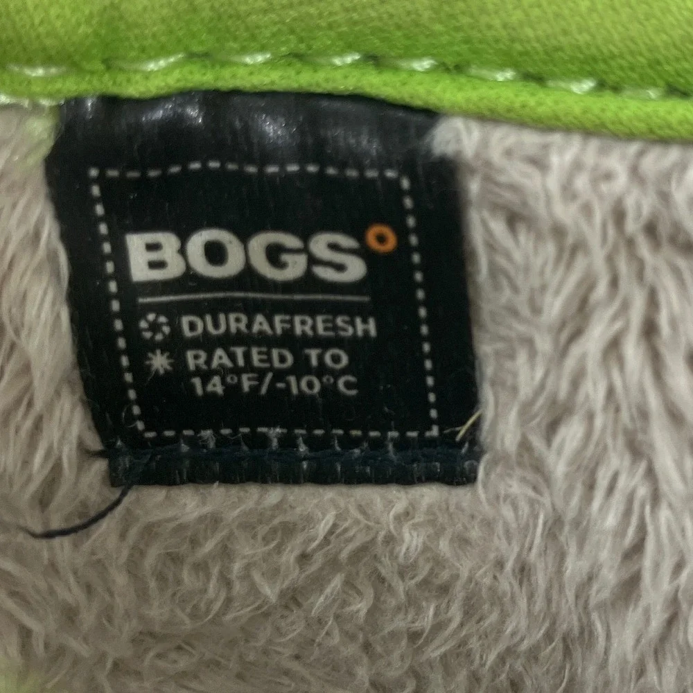 Bogs Baby Bogs Dino Boots Infants 8 Green Good Waterproof Faux Fur Dinosaur